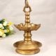 Handcrafted Finest Brass Hanging Oil Lamp for Temple