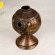 Vintage Brown Finish Hookah Base Made of Brass for Decor