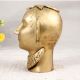 Vintage High-Quality Brass Gauri Head Statue from Gujarat