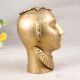 Vintage High-Quality Brass Gauri Head Statue from Gujarat