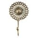 Golden Sunflower Wall Brass Decorative Hook