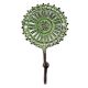 Antique Green Sunflower Wall Brass Decorative Hook
