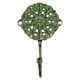 Antique Green Round Floral Wall Brass Decorative Hook