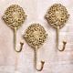 Brass Filigree Cutwork Design Single Wall Hook