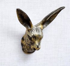 Decorative Rabbit Face Aluminum Hooks