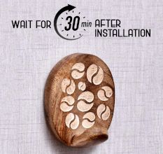 Wooden Self Adhesive Brown Hooks