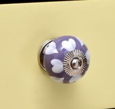 Light Purple Heart Knob (1)