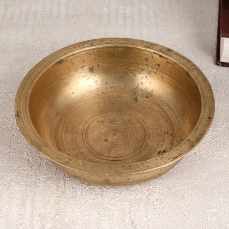Sturdy Handmade Bowl Made of High-Quality Brass