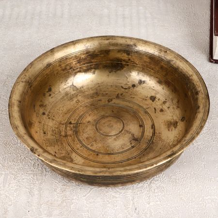 Vintage Finish Brass Bowl for God Bathtub and Decoration