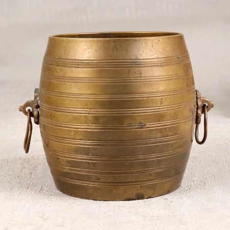 South Indian Brass Measurement Bowl for Home Decoration