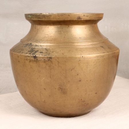 South Indian Finest Brass Holy Pot for Indoor Planter
