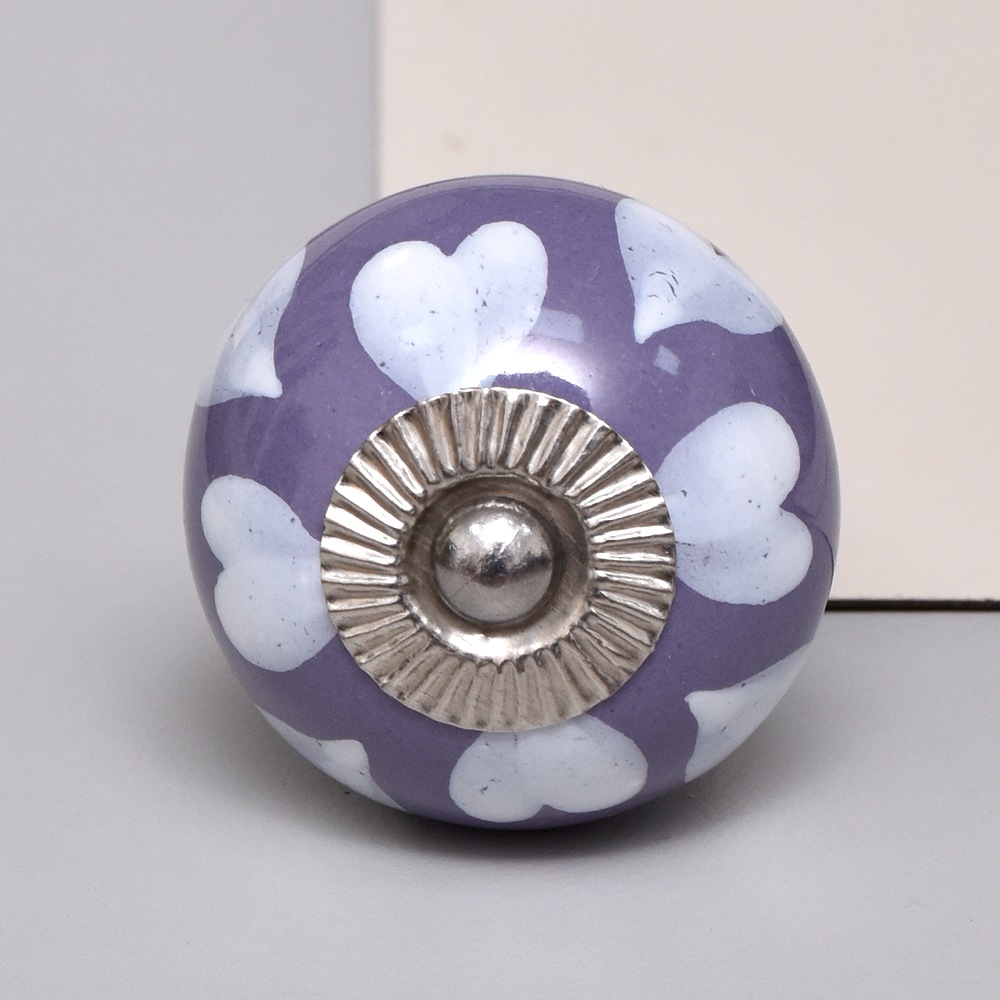 Light Purple Heart Knob (1)