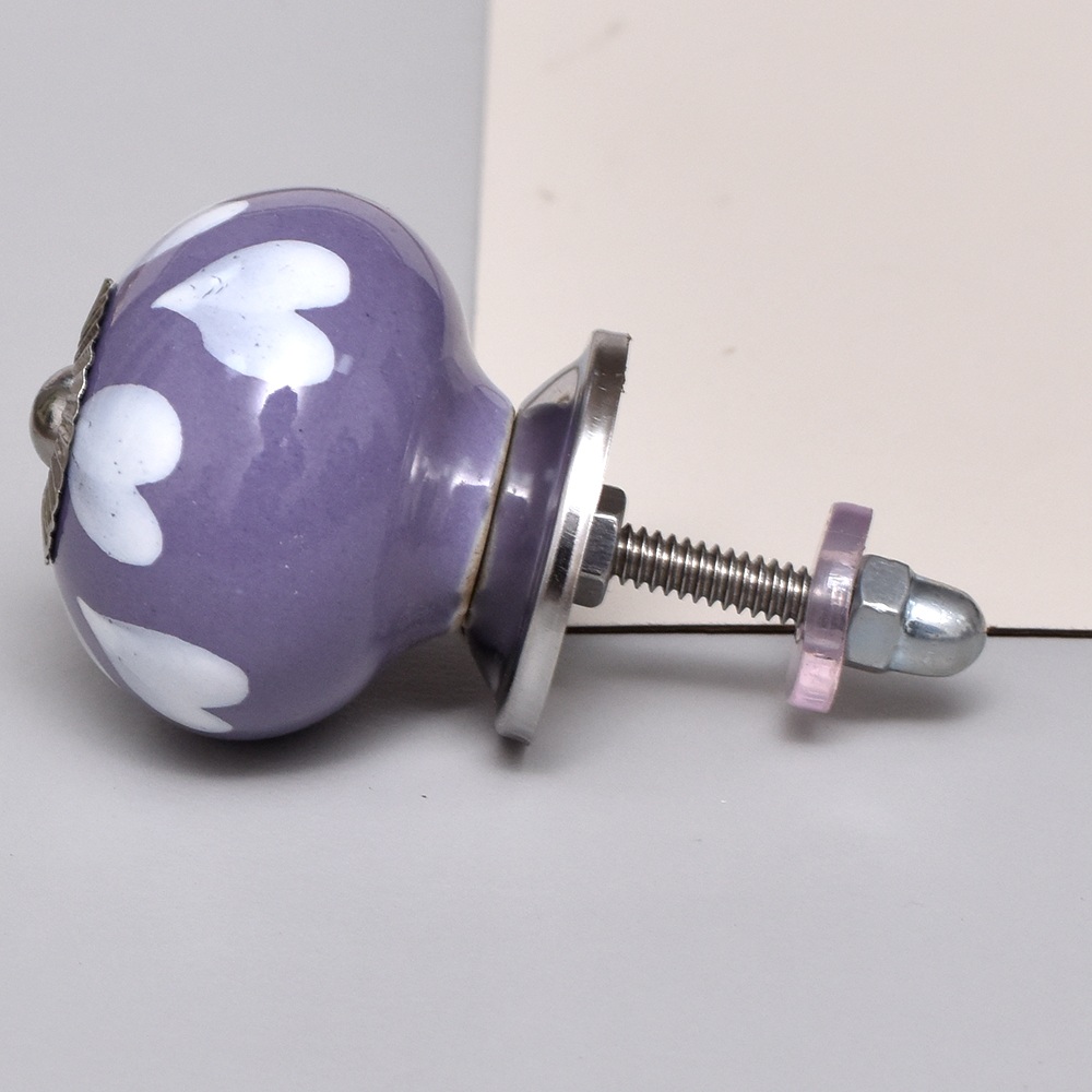 Light Purple Heart Knob (1)