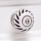 White Etched Ceramic Floral Cabinet Knobs Online