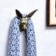 Decorative Rabbit Face Aluminum Hooks