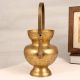 Handcrafted Vintage Brass Kamandal Pot with Spout for Decor
