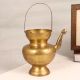 Handcrafted Vintage Brass Kamandal Pot with Spout for Decor