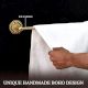Golden Handmade Towel Hanger Made of Premium Brass