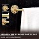 Golden Handmade Towel Hanger Made of Premium Brass