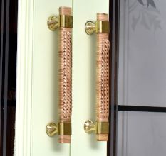 Natural Rattan Long Cabinet Handles (8 Inch)