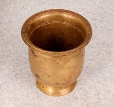 Handmade Finest Brass Panchpatra Pot for Prayer Room