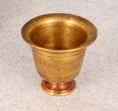 Brown Finish Panchpatra Pot Made of Premium Brass