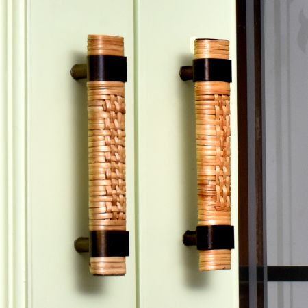 Natural Rattan Cabinet Handles (5 Inch)