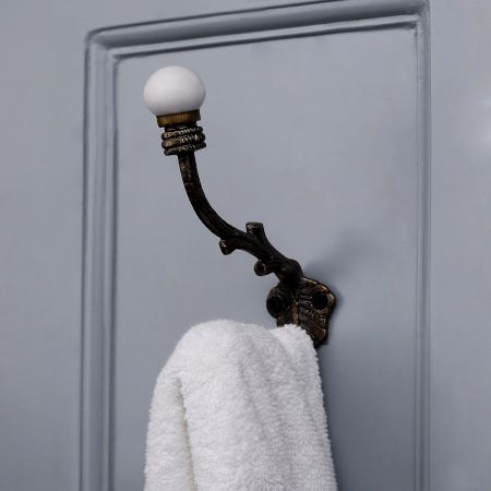 Solid White Tree Heavy Duty Wall Hook-EHG-44