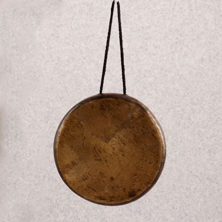 Handcrafted Tibetan Art Bell Metal Gong for Decoration