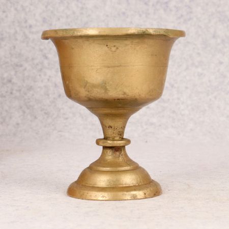 Vintage Finest Brass Panchpatra Pot for Home Decor