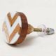 Zig Zag Wooden Cabinet Knobs