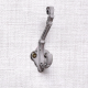 Grey Cast Iron Double Prong Hooks