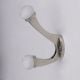 Silver Double Loop Ceramic Zinc Hooks