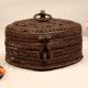 Odisha Art Brass Jewelry Box in Vintage Dark Finish