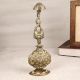 Handmade Gray Finish Gulab Pash Bottle Made of White Metal