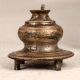 Vintage Finish Brass Hookah Base with Engraving for Decor