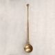Handmade Brown Brass Cooking Spoon for Home Decor