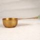 Brown Finish Premium Brass Holy Spoon for Hindu Rituals