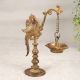 Handmade Premium Brass Peacock Oil Lamp for Decoration