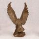 Handcrafted Finest Brass Statue of Eagle in Attacking Position