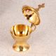 Handmade Golden Shiny Brass Incense Burner for Decor