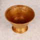 Vintage Handcrafted Brass Kumkum Bowl for Prayer Room