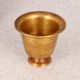 Brown Finish Panchpatra Pot Made of Premium Brass