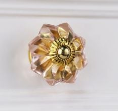 Peach Pink Melon Knob, Big