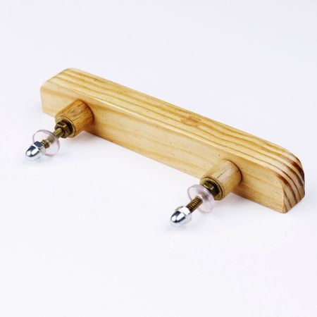 Handmade Natural Wooden Door Handles 6 Inch 1 Pair