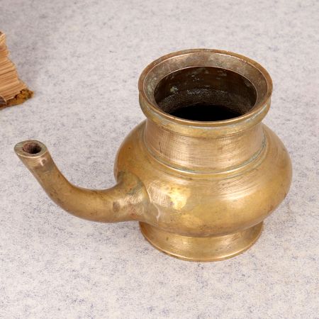 Traditional Handmade Sagar Water Pot Made of Finest Brass