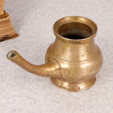 Handcrafted Vintage Finest Brass Water Pot with Spout