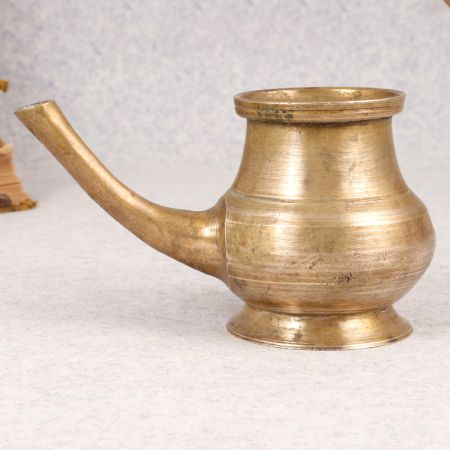 Handcrafted Vintage Finest Brass Water Pot with Spout