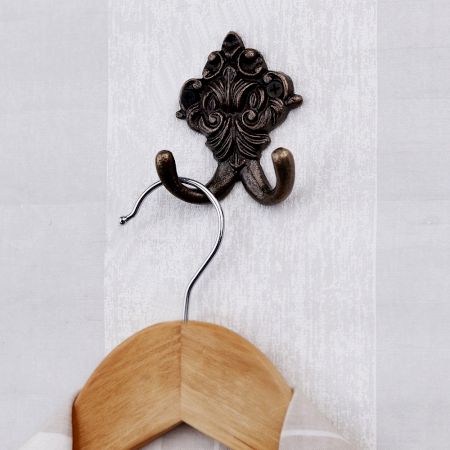 Handmade Antique Iron Heavy Duty Wall Hook