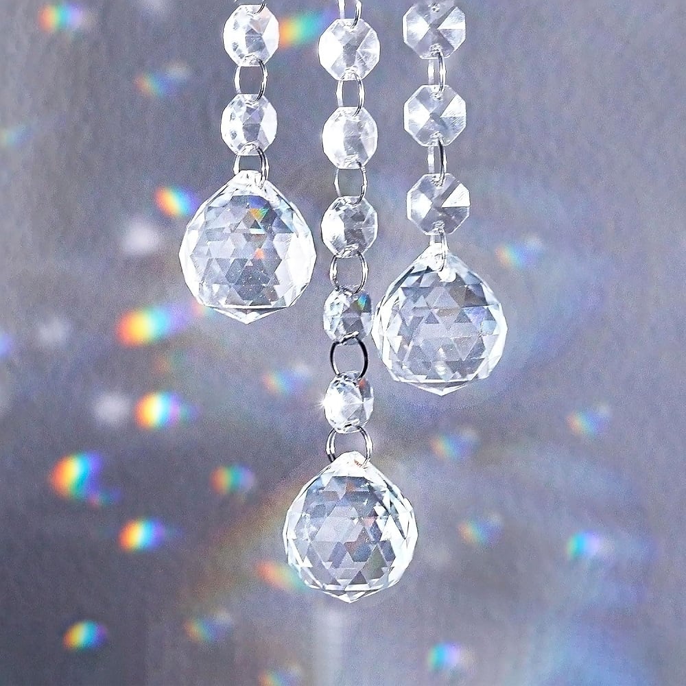 Decorative Suncatchers Crystals Ball Prism Window Hanging for Gift